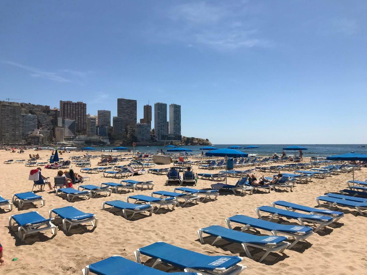 Apartamento Torre Yago Primera Linea Playa Benidorm Con Wi-Fi & Ac ภายนอก รูปภาพ